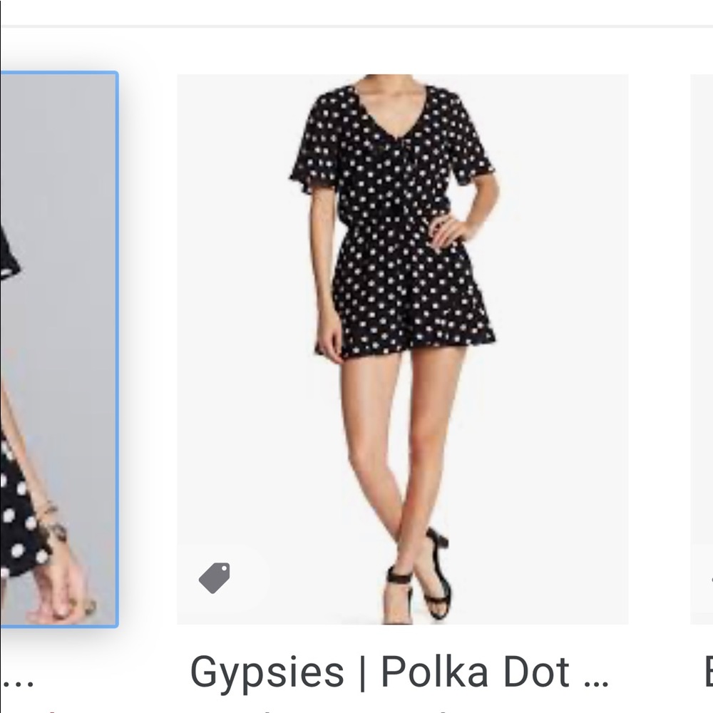💃🏻 Band of Gipsies Polka Dot romper